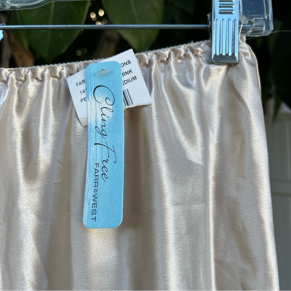 NWT Deadstock Vintage Farr West cream shorts slip ! - Picture 3 of 7
